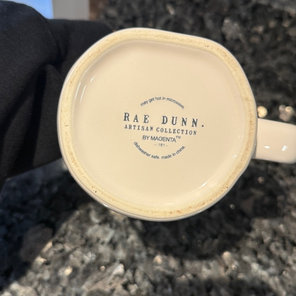 Rae Dunn Artisan Collection Mug - Cream “ sANTA’s helper” - Picture 2 of 3